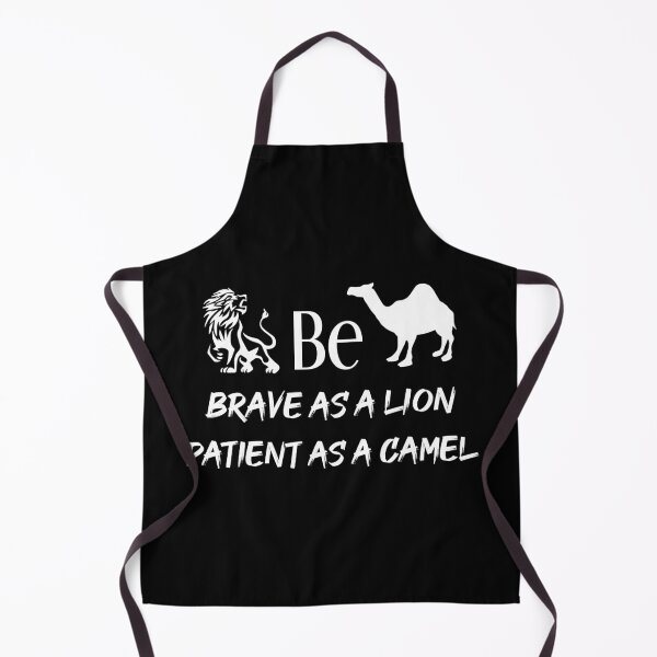 Item preview, be brave as a lion patient as a camel designed and sold by StimulusArt.