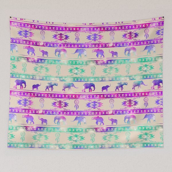 Item preview, Galaxy Elephant Dreamcatcher designed and sold by Mnightsa.