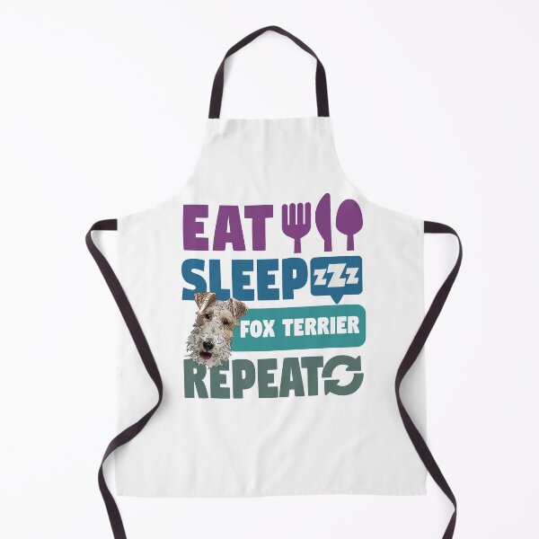 Item preview, Eat Sleep Fox Terrier Repeat Dog Lover designed and sold by SunnyStreet.
