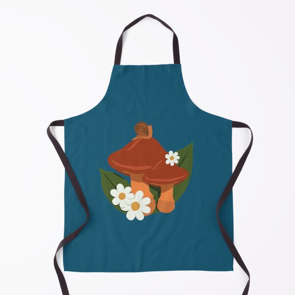 Item preview, Daisy Snail on a Mushroom - Blue designed and sold by doodlebelleart.