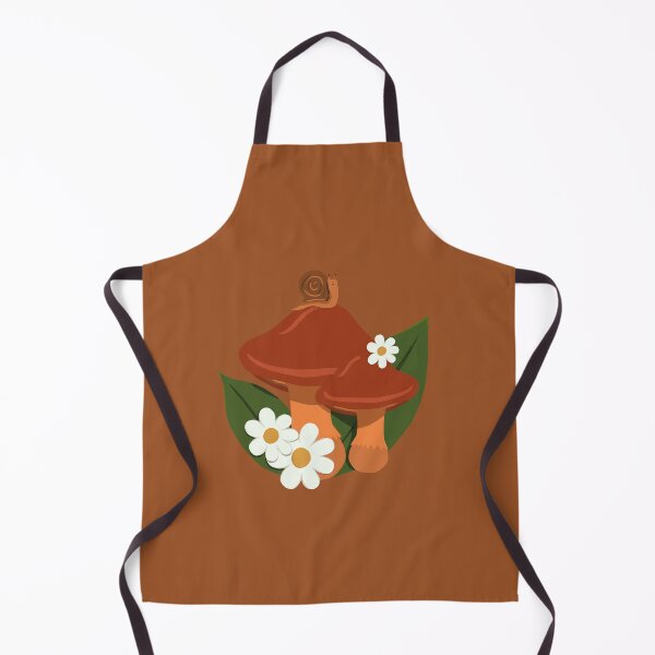 Item preview, Daisy Snail on a Mushroom - Brown designed and sold by doodlebelleart.