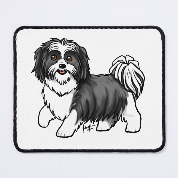 Item preview, Dog - Shih Tzu - Double Colored Black and White designed and sold by Jennifer Stolzer.
