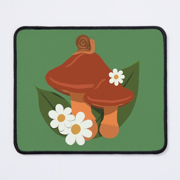 Item preview, Daisy Snail on a Mushroom - Green designed and sold by doodlebelleart.
