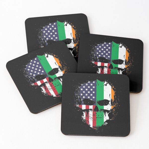 Item preview, St Patricks Day Irish American Flag Ireland Flag Leprechaun designed and sold by MindiLevijoki.