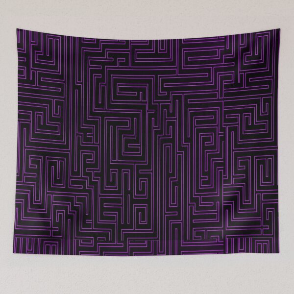 Item preview, Purple maze designed and sold by pnkpopcorn.