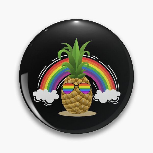 Item preview, Rainbow Pineapple designed and sold by Camgrounden.