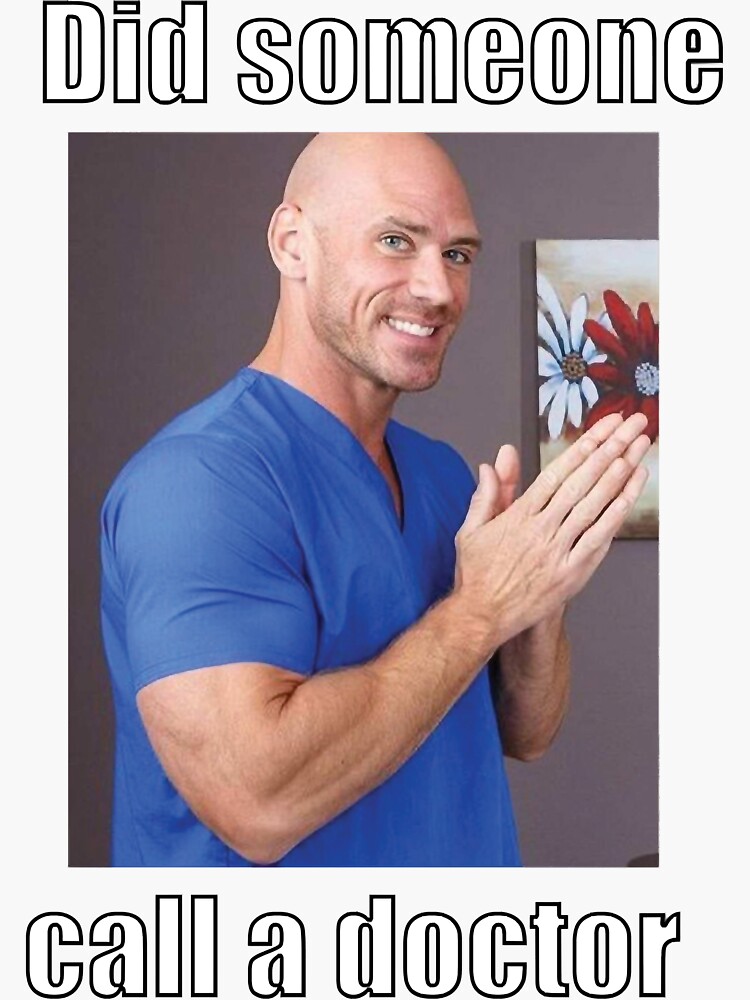Johnny Sins Doctor Sticker For Sale By Barbaramadden Redbubble
