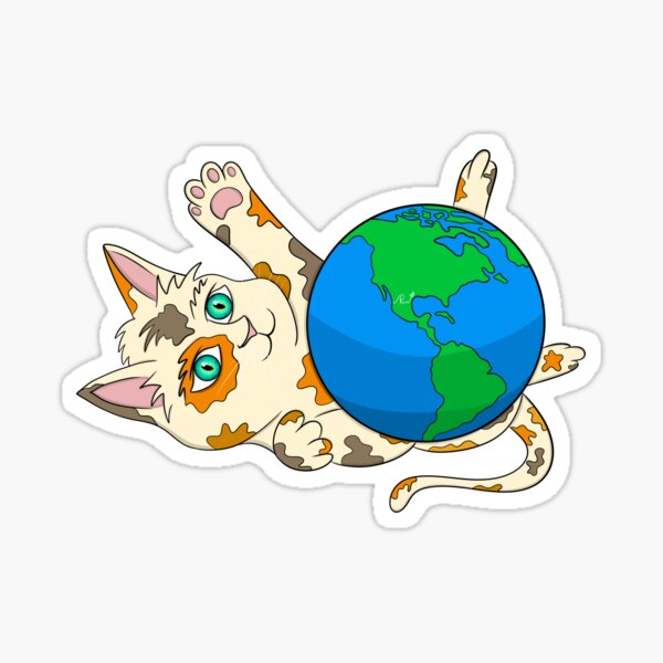 Artikel-Vorschau von Die Katze, die mit der Welt spielt, designt und verkauft von Revne.