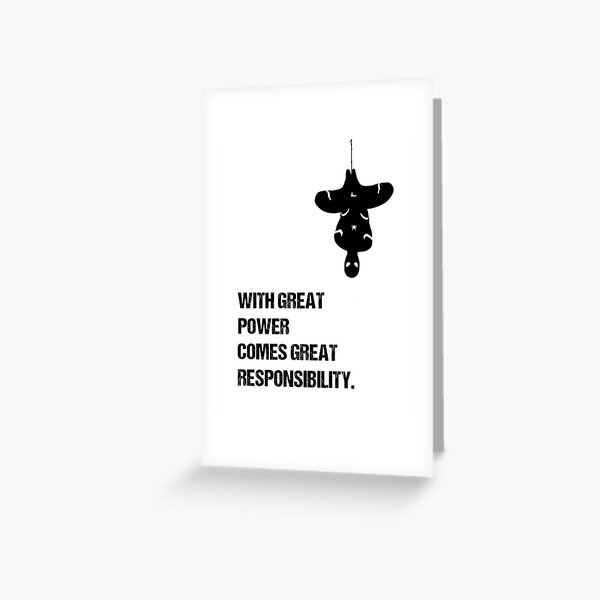 Item preview, With Great Power Comes Great Responsibility designed and sold by RolandKenneth.