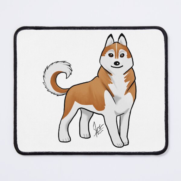 Item preview, Dog - Siberian Husky - Copper and White designed and sold by Jennifer Stolzer.