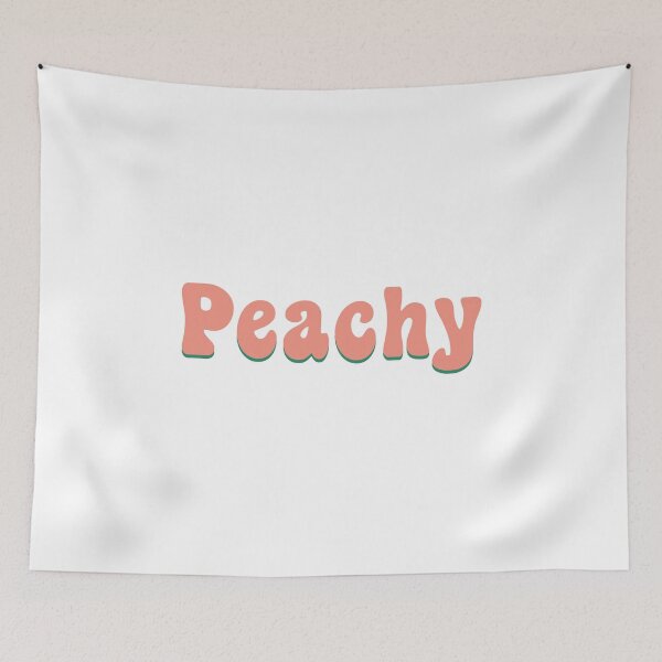 Aperçu de l'œuvre Peachy - Juste Peachy créée et vendue par TeeRock.