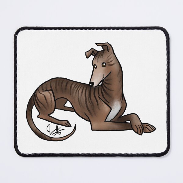 Item preview, Dog - Greyhound - Brindle designed and sold by Jennifer Stolzer.