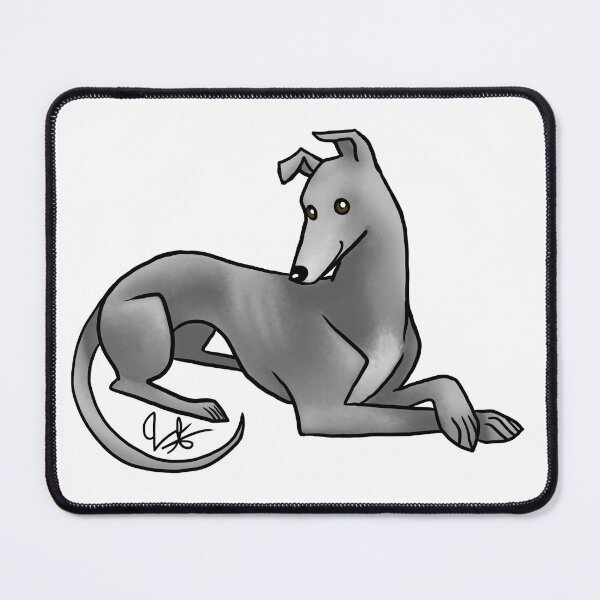 Item preview, Dog - Greyhound - Blue designed and sold by Jennifer Stolzer.