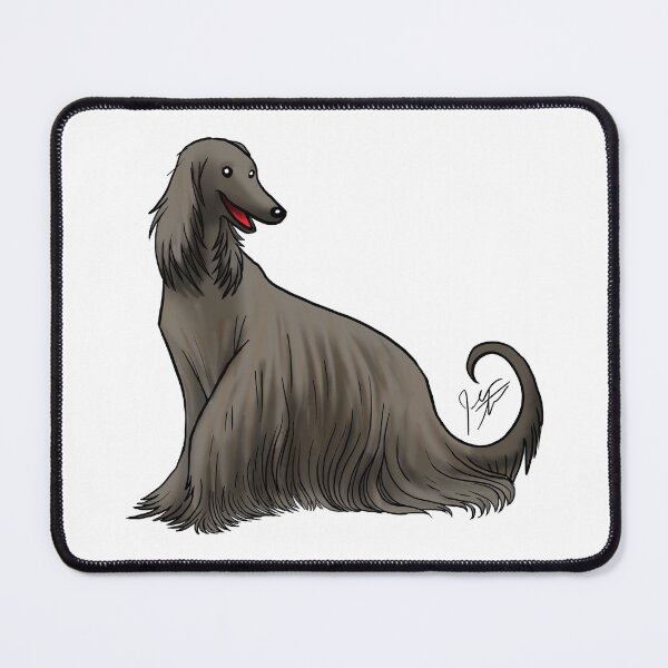 Item preview, Dog - Afghan Hound - Black designed and sold by Jennifer Stolzer.