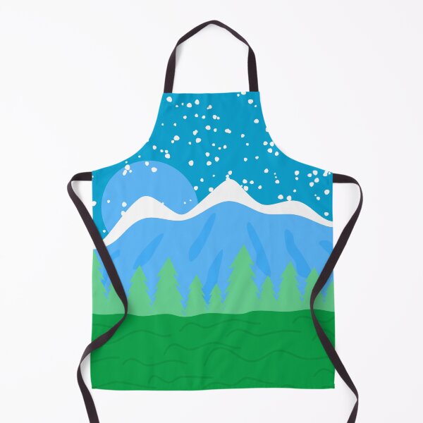 Item preview, Gay Man Pride Flag Mountain Landscape Snow Trees designed and sold by cashewdays.