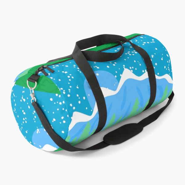 Item preview, Gay Man Pride Flag Mountain Landscape Snow Trees designed and sold by cashewdays.