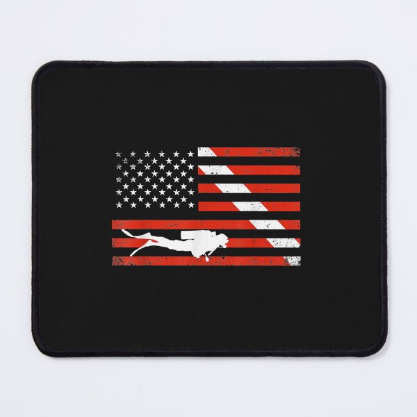 Item preview, Diver Down Dive Flag Scuba Diving American Flag designed and sold by AdrienDierckx.