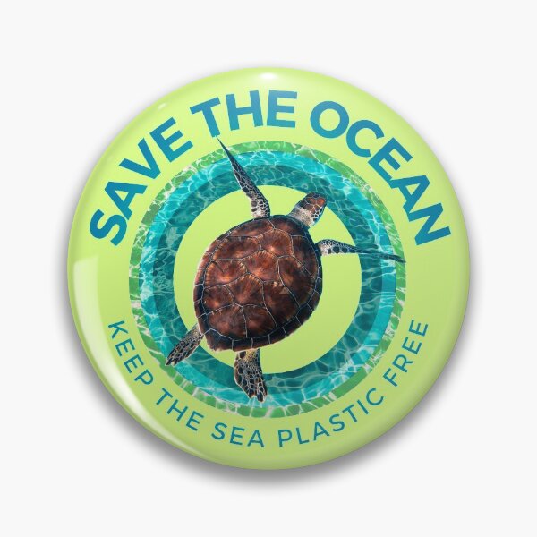 Item preview, Save the Ocean Keep the Sea Plastic Free Turtle Scene designed and sold by LeoGallery.