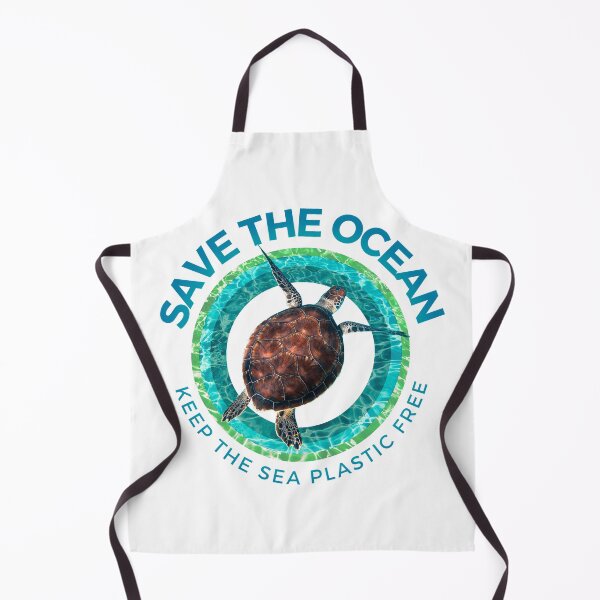 Item preview, Save the Ocean Keep the Sea Plastic Free Turtle Scene designed and sold by LeoGallery.