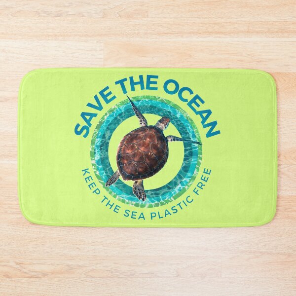 Item preview, Save the Ocean Keep the Sea Plastic Free Turtle Scene designed and sold by LeoGallery.