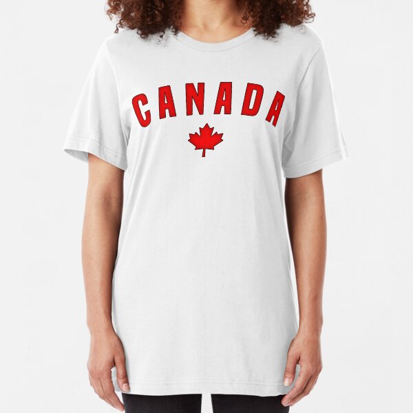 Canada Maple Leaf Slim Fit T-Shirt