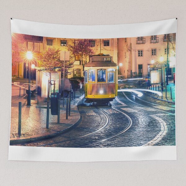 Item preview, Iconic Tram of Lisbon Portugal designed and sold by RegaloRepublic.