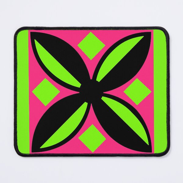 Item preview, Pink and Green Quilt Block Petals designed and sold by SillaHoekstra.