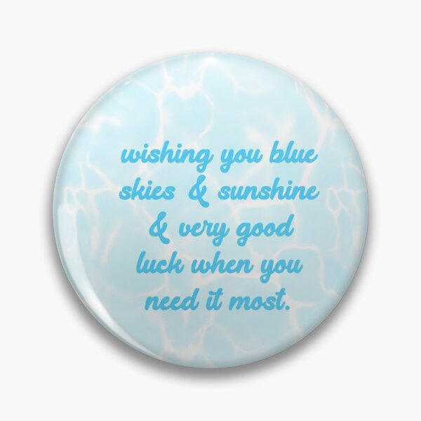Item preview, Wishing you blue skies (version 1) designed and sold by StickyDigitsShp.