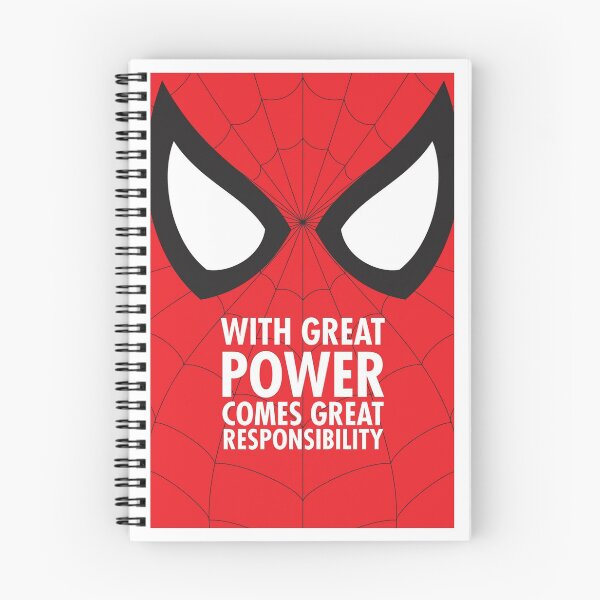 Item preview, With Great Power Comes Great Responsibility Spideman Face designed and sold by RolandKenneth.
