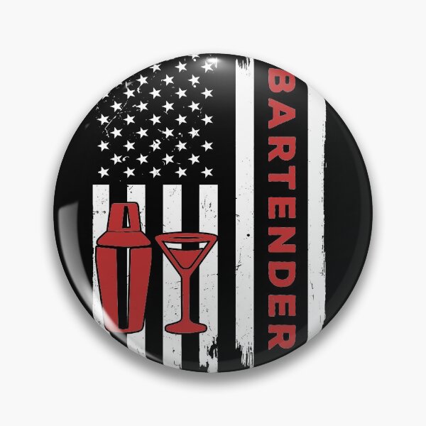 Item preview, Bartender USA Flag Red designed and sold by SweetPea49.