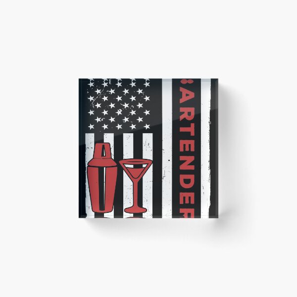 Item preview, Bartender USA Flag Red designed and sold by SweetPea49.
