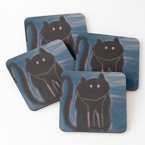 Item preview, Abstract shadow and / or ghost cat designed and sold by Liam Connors-Smith.