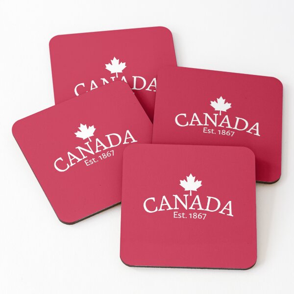Item preview, Whtie Canada Est. 1867 with small Maple Leaf - Canada designed and sold by No.1 Canada Designs.