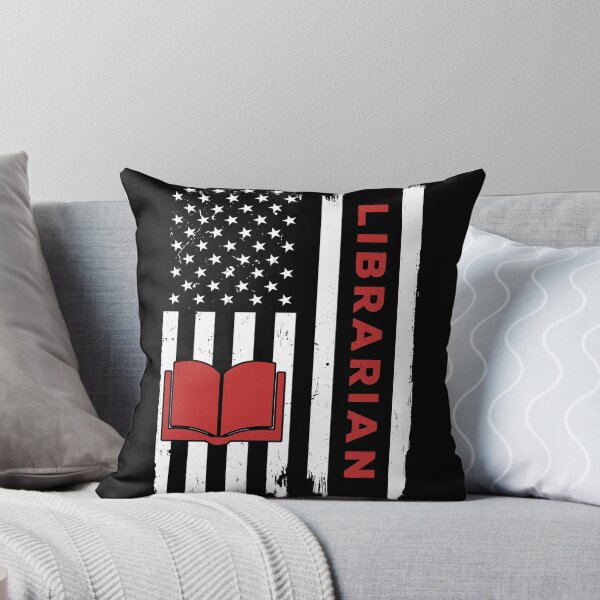 Item preview, Librarian USA Flag Red designed and sold by SweetPea49.