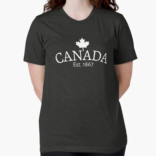 Item preview, Whtie Canada Est. 1867 with small Maple Leaf - Canada designed and sold by No.1 Canada Designs.