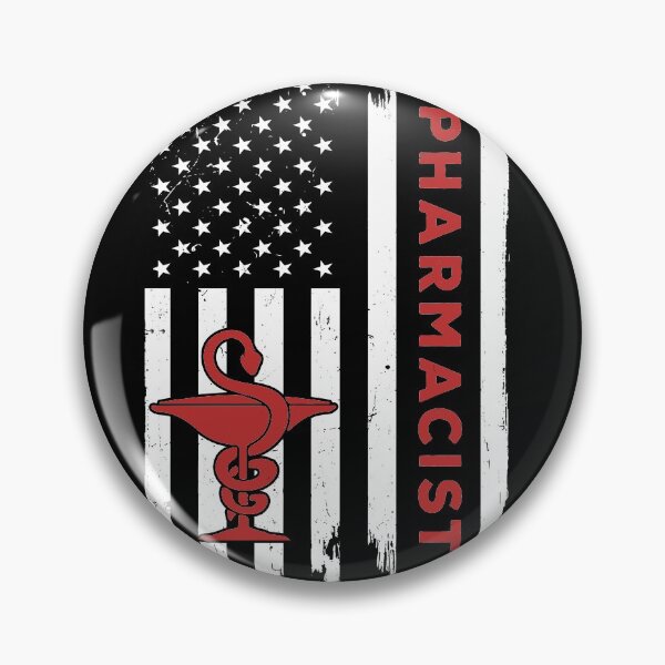 Item preview, Pharmacist USA Flag Red designed and sold by SweetPea49.