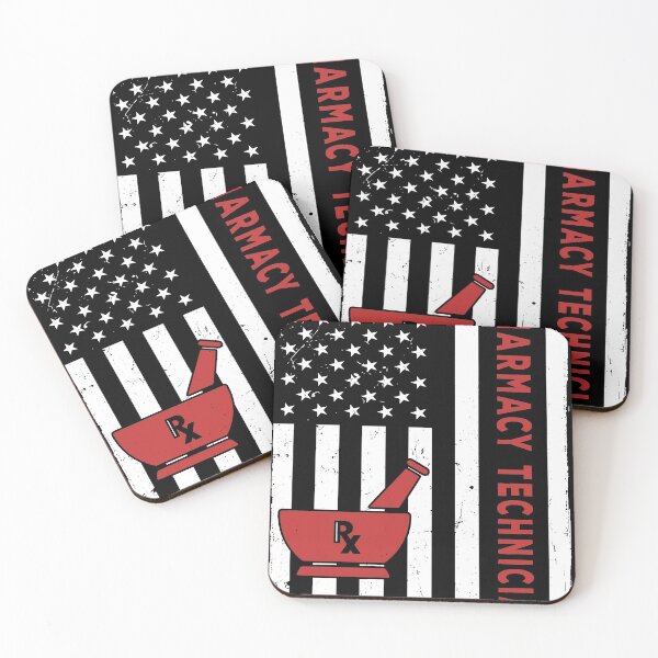 Item preview, Pharmacy technician USA Flag Red designed and sold by SweetPea49.