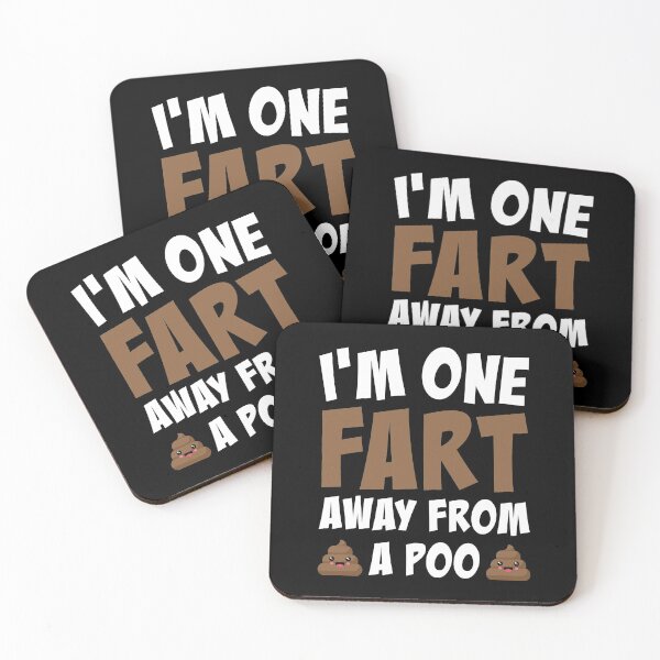 Artikelvorschau, One Fart Away From A Poo entworfen und verkauft von CustUmmMerch.