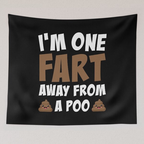 Item preview, One Fart Away From A Poo designed and sold by CustUmmMerch.