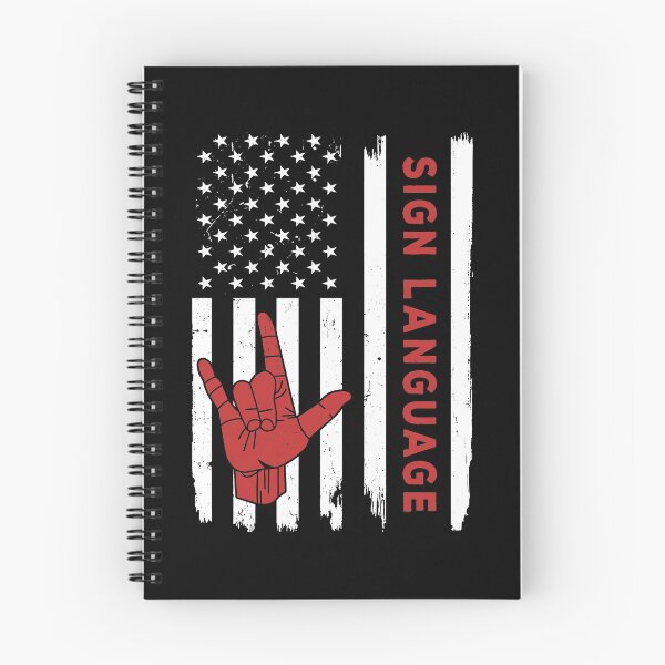 Item preview, Sign Language USA Flag Red designed and sold by SweetPea49.