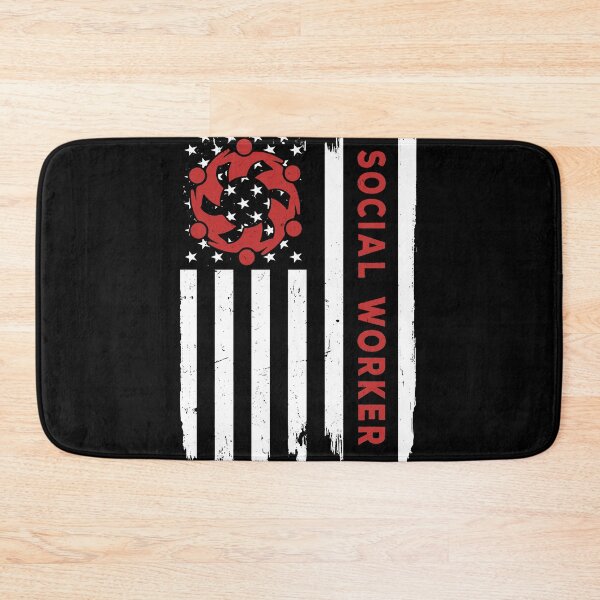 Item preview, Social Worker USA Flag Red designed and sold by SweetPea49.
