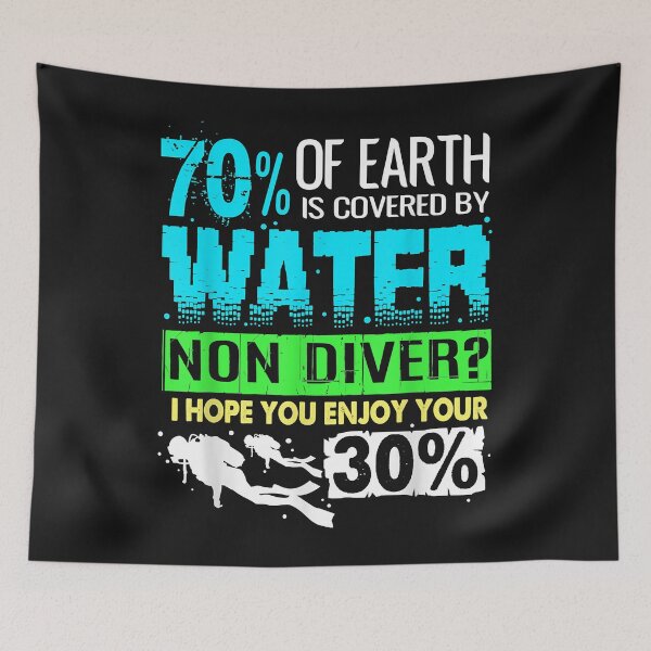 Item preview, Funny Scuba Diving designed and sold by AdrienDierckx.