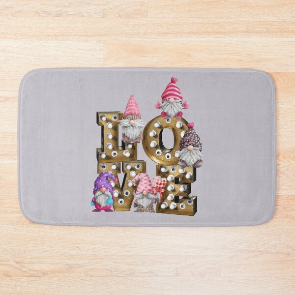 Item preview, Valentines Day Gnomes LOVE Marquee Lights designed and sold by ChicoryJunction.
