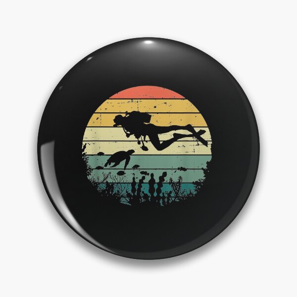 Item preview, Funny Vintage Scuba Diving Dive Diver designed and sold by AdrienDierckx.