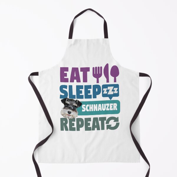 Item preview, Eat Sleep Schnauzer Repeat Dog Lover designed and sold by SunnyStreet.
