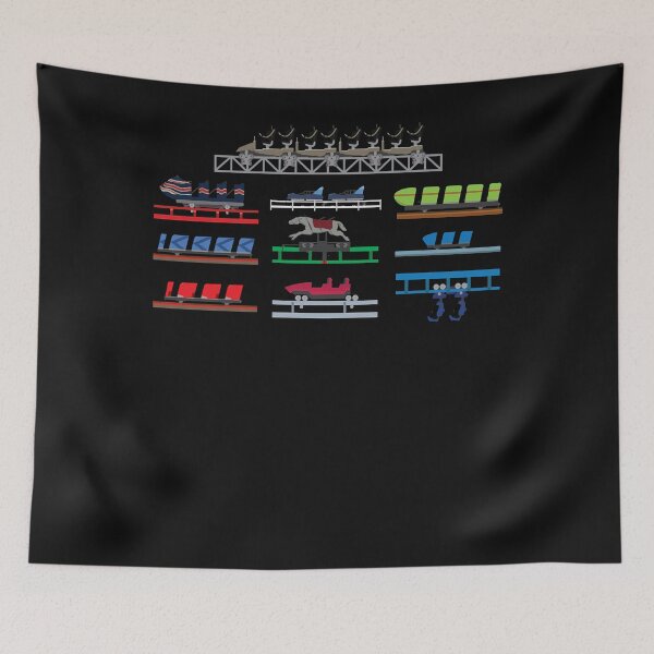Item preview, Pleasure Beach BPB Coaster Car Design Essential designed and sold by DottieMcdowell.
