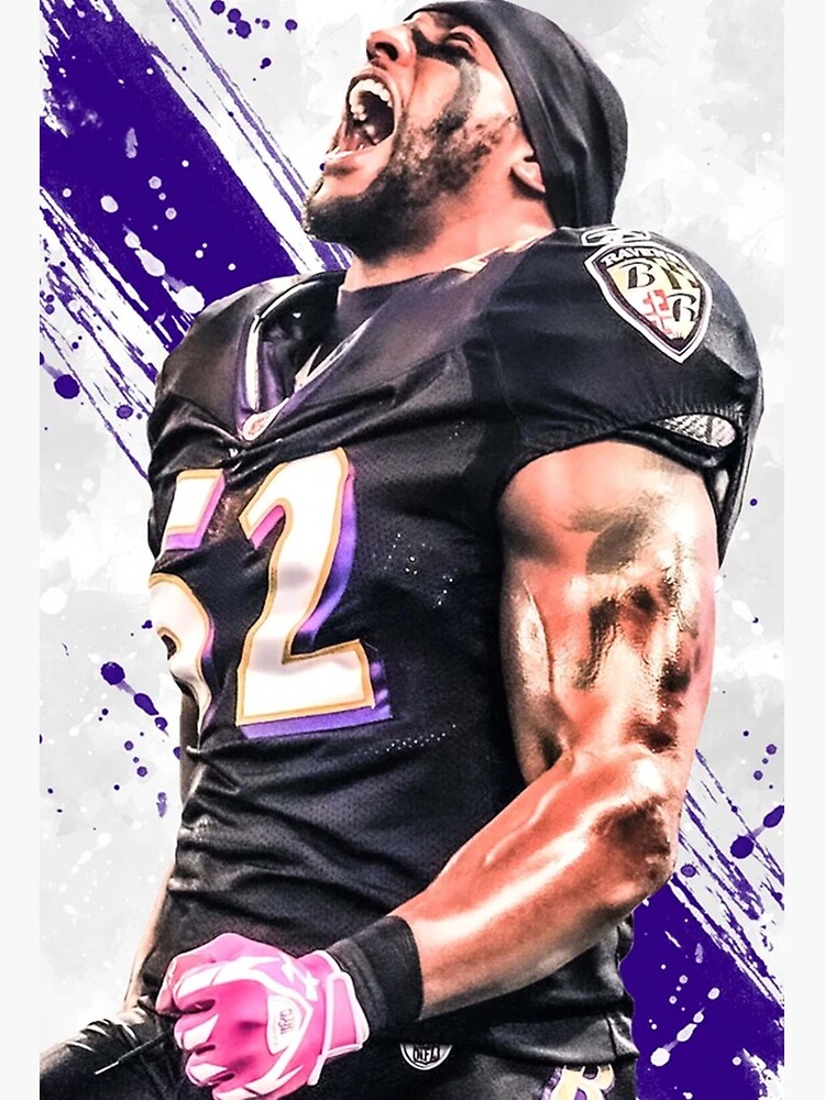 Ray Lewis Baltimore Ravens Canvas Print / Canvas Art by Michael