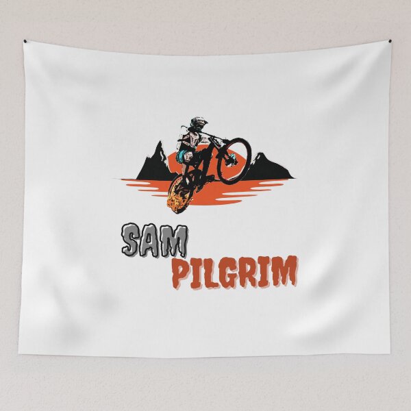 Item preview,  Sam Pilgrim Mtb Bicycle Tshirt - Sam Pilgrim Sticker designed and sold by Marvellasy.