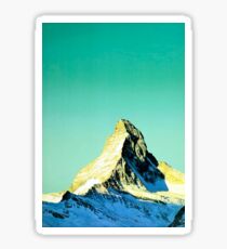 Vintage Matterhorn Switzerland Travel Sticker