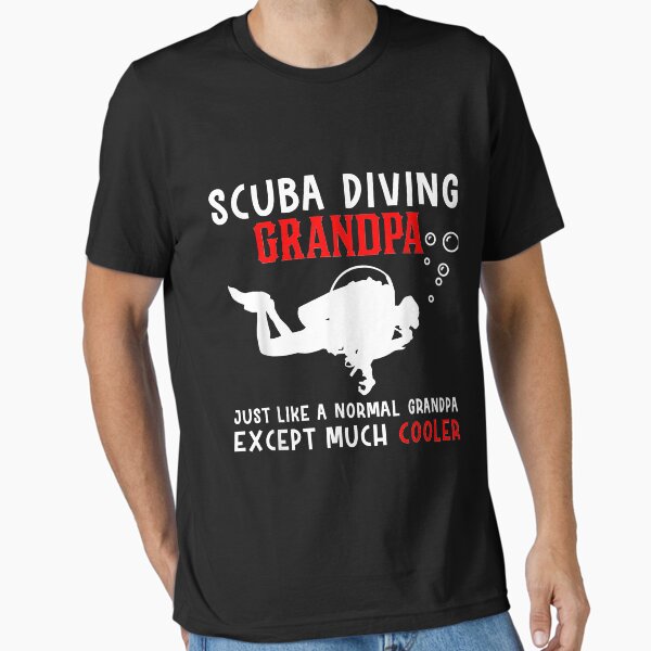 Item preview, Mens Scuba diving grandpa just like a normal grandpa diver Gifts designed and sold by AdrienDierckx.